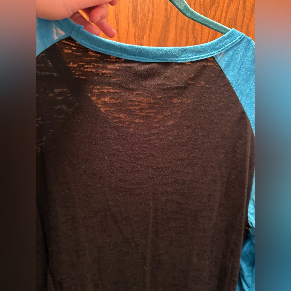 Blue and Black Western Tee - Picture 6 of 6